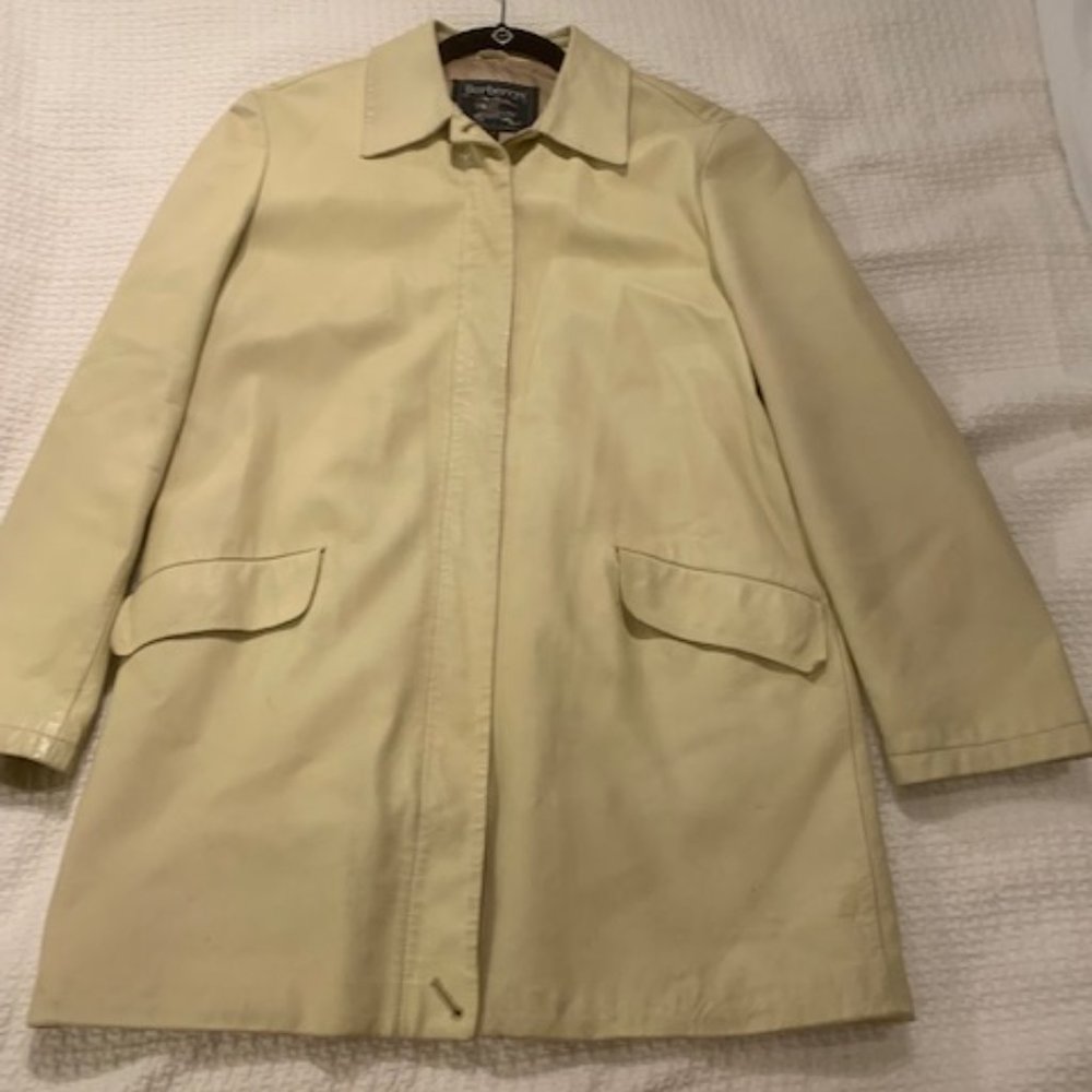 Burberrys Leather 7/8 coat Steal!